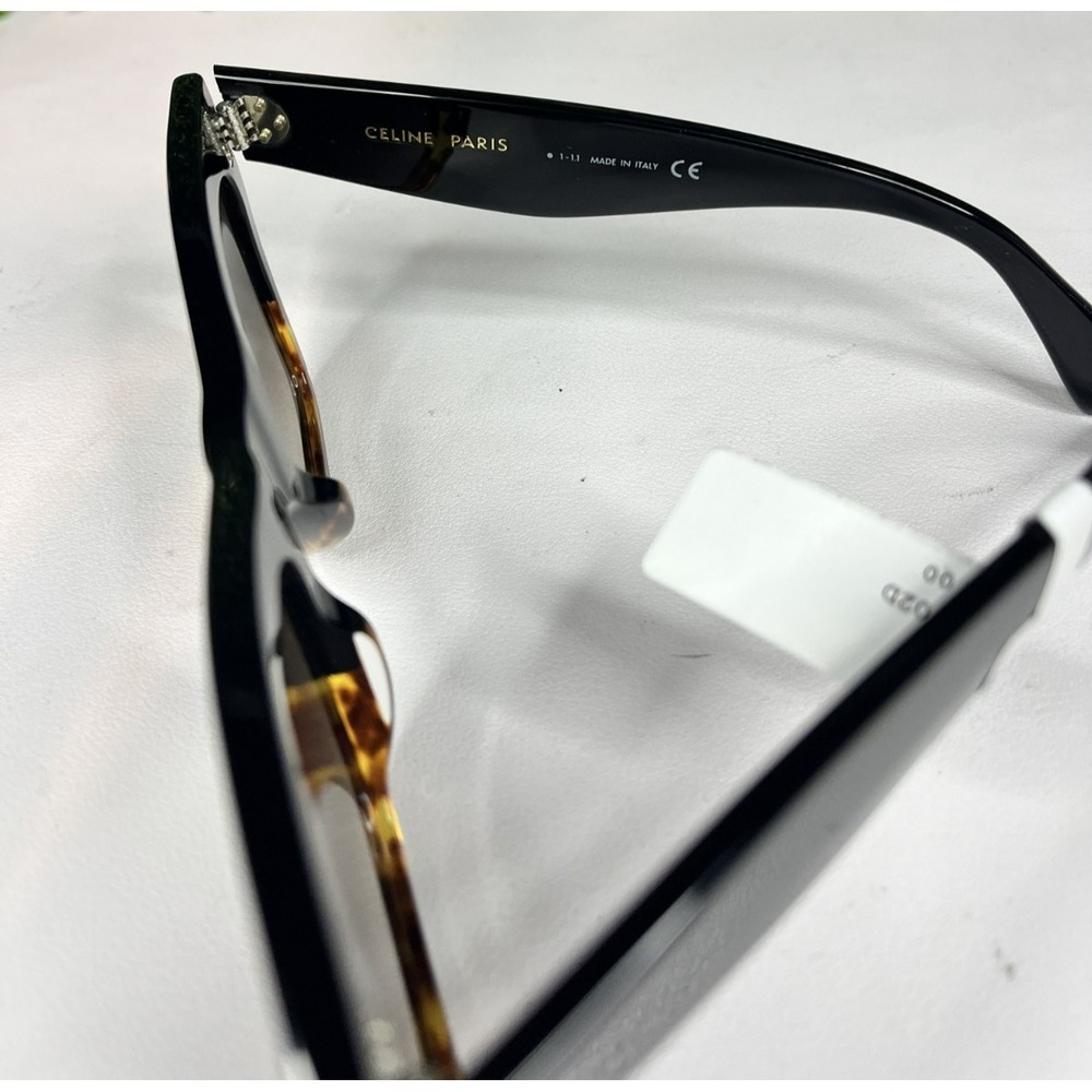 CELIINE CL4004IN 05K Women Black Square Polarized Sunglasses 50-22-150 - Picture 11 of 14